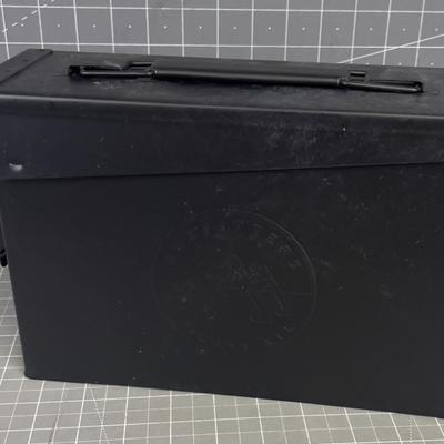 Like New, Black Ammo Can, 30 Cal.