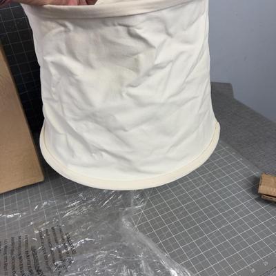 Canvas Lamp Shade, New 