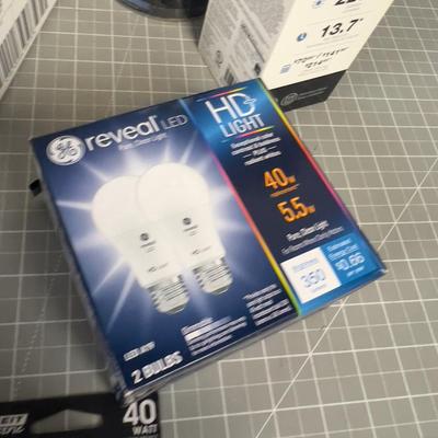 Mixed Lot of Incandescent & LED Light Bulbs new
