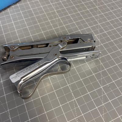 Stapler with Staple 