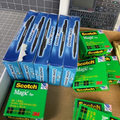 Pile of  Office Supplies 