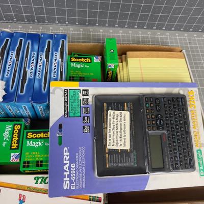 Pile of  Office Supplies 