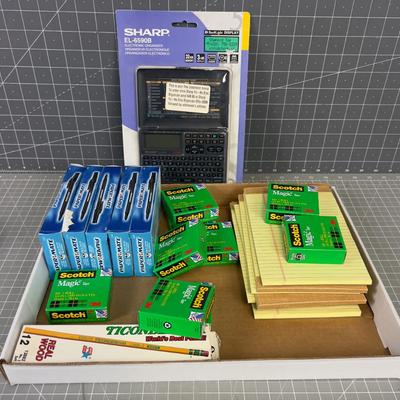 Pile of  Office Supplies 
