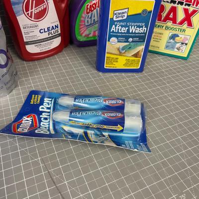 Pile of Cleaning Products in a Heavy Duty Bucket 