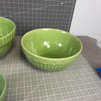 Great! Green Mixing Bowls 