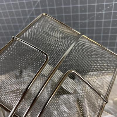(13) 4" Square Dipper Metal NEW For Deep Fry situation