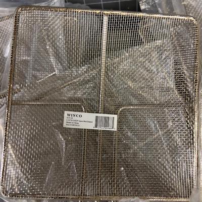 (13) 4" Square Dipper Metal NEW For Deep Fry situation
