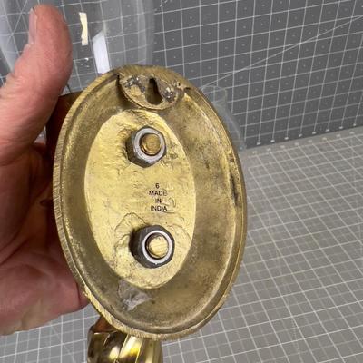 Brass Wall Sconces with glass Shades