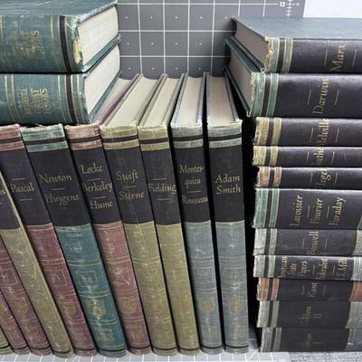 Encyclopedia Britannica Great Books Complete 54 Vol. Hardcover Set 1952-57