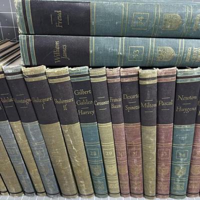 Encyclopedia Britannica Great Books Complete 54 Vol. Hardcover Set 1952-57