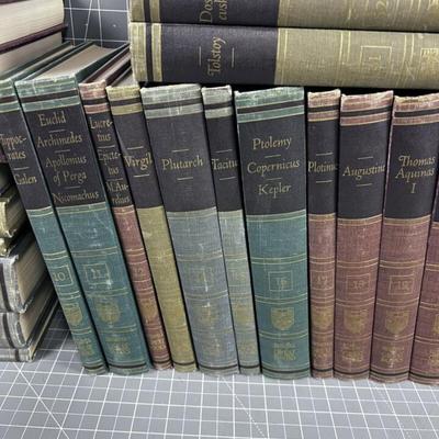 Encyclopedia Britannica Great Books Complete 54 Vol. Hardcover Set 1952-57