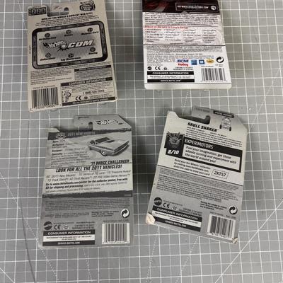 4-Hot Wheels NEW on the Card