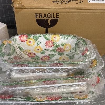 Temptations of 3 Colorful Casserole BAKING Set, Nested