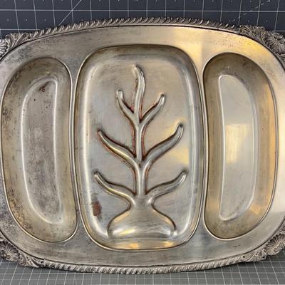 Silver Plated Meat Platter 