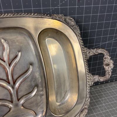 Silver Plated Meat Platter 