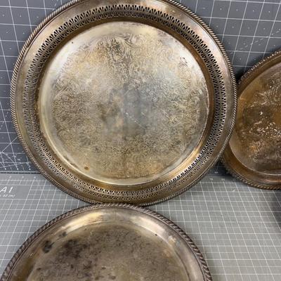 Silver Plated Serving Items (6) 