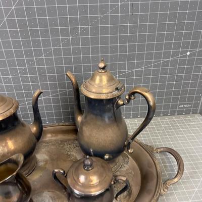 Silver Plated Tea and Coffee Service 