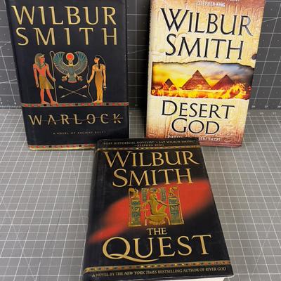 3 Wilbur Smith Books