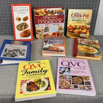 8 Cook Books, Clean & New