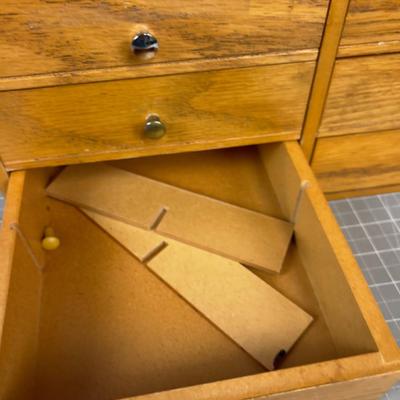 Oak Cubies with Small Drawer