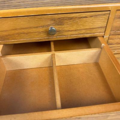 Oak Cubies with Small Drawer