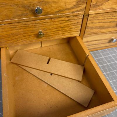 Oak Cubies with Small Drawer