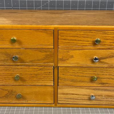 Oak Cubies with Small Drawer