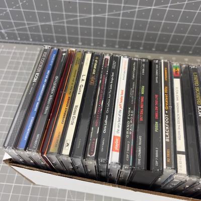 Tray of DVD's Rock & Country 