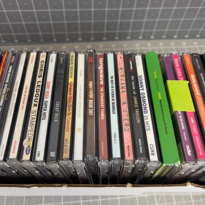 Tray of DVD's Rock & Country 