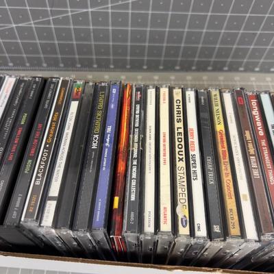 Tray of DVD's Rock & Country 