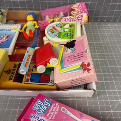 Vintage Tray of Toys 