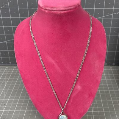 Pearl and 925 Necklace