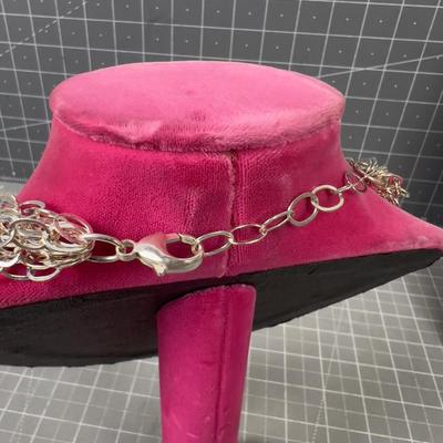 925 Silver Choker "Chains" 