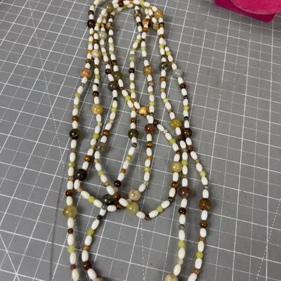 40" Length (80 Total) Jasper, Tigers Eye PLUS… 