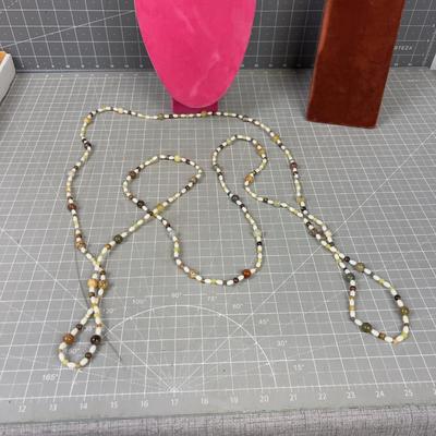40" Length (80 Total) Jasper, Tigers Eye PLUS… 