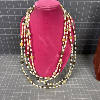 40" Length (80 Total) Jasper, Tigers Eye PLUS… 