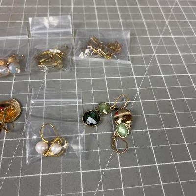 Gold Toned Earrings 