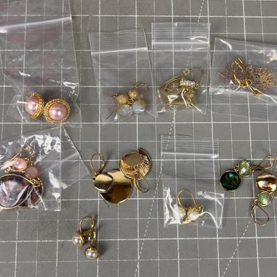 Gold Toned Earrings 