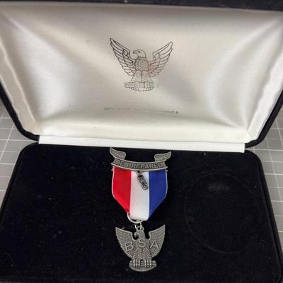 Boy Scouts of America Eagle Scout  Ribbon Metal 