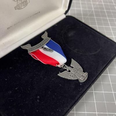 Boy Scouts of America Eagle Scout  Ribbon Metal 