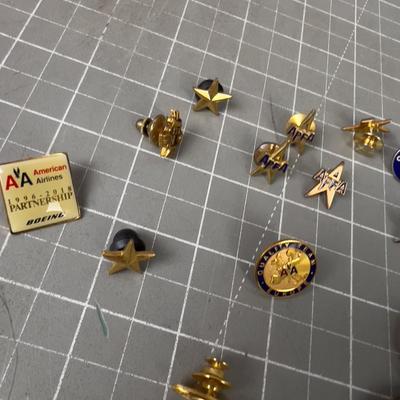 American Airlines Pins, Key Rings and Such