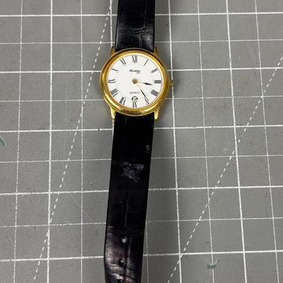 MONTINE Wrist Watch with Leather Band, Quartz