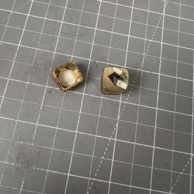 Tiny Mother-of-Pearl & Brass Pill Box