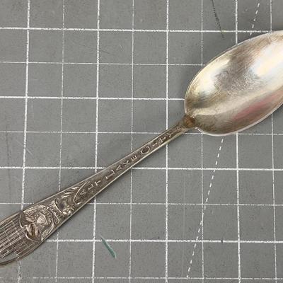 Salt Lake City TEMPLE Sterling Silver Spoon, COLLECTIBLE!!