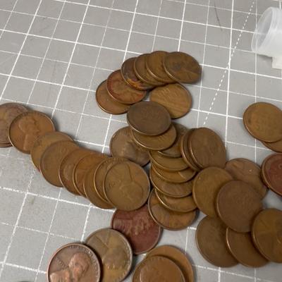 50 Wheat Pennies 