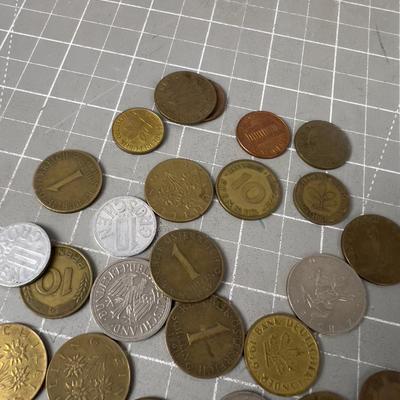Foreign Coins Mostly European 