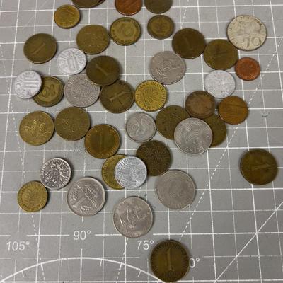 Foreign Coins Mostly European 