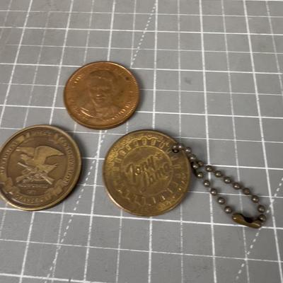 3 Coins: NRA, Elvis and Tony Lama 
