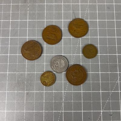 Old Mexican Coins from the 50's 