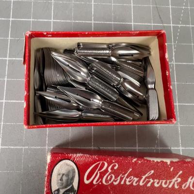 Box of Esterbrook Fountain Pen Tips